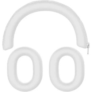 INF Housse silicone 3 pièces pour casque - Ajustement précis, lavable, protection Blanc