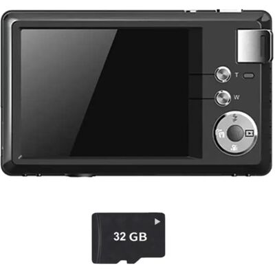 INF Appareil photo numérique compact 4K avec zoom 16x, capteur CMOS et stabilisation électronique Le noir - Publicité INF Appareil photo numérique compact 4K avec zoom 16x, capteur CMOS et stabilisation électronique Le noir - Publicité