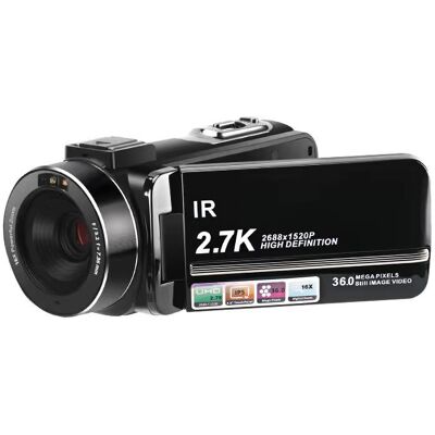 INF Caméscope 2.7K/36MP/Zoom 16x/Nuit IR - Caméscope - Publicité INF Caméscope 2.7K/36MP/Zoom 16x/Nuit IR - Caméscope - Publicité