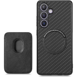 INF Compatible Samsung S24 : Coque Rétro Magnétique avec Porte-Cartes