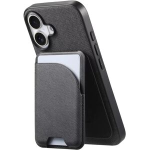 INF Étui de téléphone à fente pour carte et support magnétique Compatible avec Samsung S23 FE - Noir