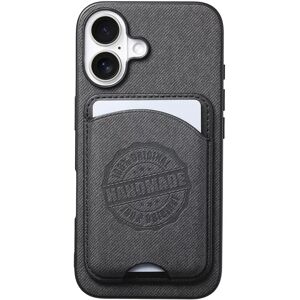 INF Étui de téléphone à fente pour carte en cuir PU pour Samsung S23 FE - Noir