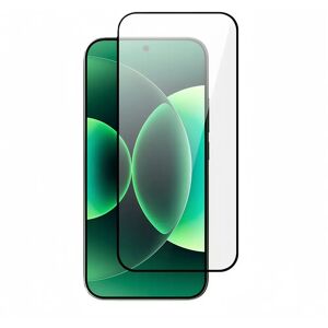 INF Protection d'écran en verre trempé HD avec bordure noire et déverrouillage ultrasonique compatible avec Xiaomi 15