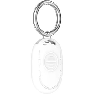 INF Housse de protection en silicone compatible avec Xiaomi Tag (Mi Tag) UWB et BLE - Protecteur fin et souple Blanc