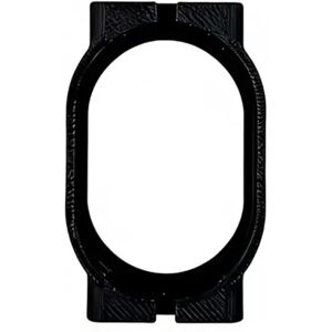 INF Boîtier de fixation creux compatible avec Xiaomi Tag - Support collier animal en ABS noir