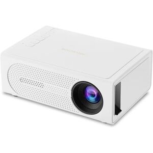 INF Mini projecteur portable : profitez du divertissement sur grand écran où que vous soyez Blanc - Publicité INF Mini projecteur portable : profitez du divertissement sur grand écran où que vous soyez Blanc - Publicité