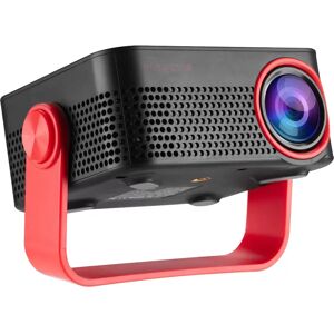 INF Projecteur Portable Maison avec 3D & WiFi, Support 1080P, Connectivité HDMI/USB/TF Noir + Rouge - Publicité INF Projecteur Portable Maison avec 3D & WiFi, Support 1080P, Connectivité HDMI/USB/TF Noir + Rouge - Publicité