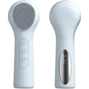 INF Brosse Nettoyante Visage Silicone Chauffante Double Face - Nettoyant Solaire Sonique 45°C avec Charge Magnétique Bleu - Publicité INF Brosse Nettoyante Visage Silicone Chauffante Double Face - Nettoyant Solaire Sonique 45°C avec Charge Magnétique Bleu - Publicité