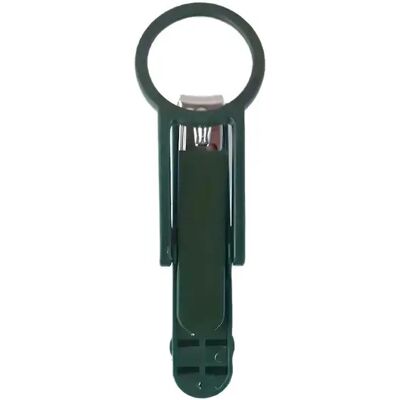 INF Pince à ongles grossissante 2.5x avec lentille réglable, lame incurvée en acier au carbone - Vert - Publicité INF Pince à ongles grossissante 2.5x avec lentille réglable, lame incurvée en acier au carbone - Vert - Publicité