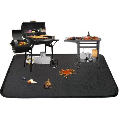 INF Tapis ignifuge en silicone et fibre de verre - 122 x 229 cm - Publicité INF Tapis ignifuge en silicone et fibre de verre - 122 x 229 cm - Publicité
