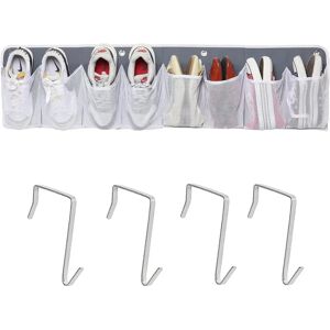 INF Organisateur Suspendu à 8 Poches pour Camping-Car - Sac de Rangement de Chevet en Tissu Non Tissé Gris - Publicité INF Organisateur Suspendu à 8 Poches pour Camping-Car - Sac de Rangement de Chevet en Tissu Non Tissé Gris - Publicité
