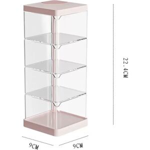 INF Organisateur de Bureau Rotatif à Quatre Niveaux : Solution de Rangement à 360° Rose - Publicité INF Organisateur de Bureau Rotatif à Quatre Niveaux : Solution de Rangement à 360° Rose - Publicité