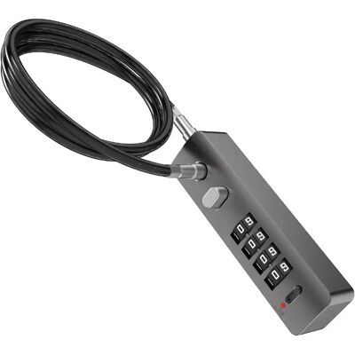 INF Câble antivol à combinaison réinitialisable de 60 cm - Sécurité et flexibilité accrues Cendres noires - Publicité INF Câble antivol à combinaison réinitialisable de 60 cm - Sécurité et flexibilité accrues Cendres noires - Publicité