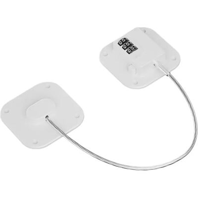 INF Serrure de réfrigérateur à mot de passe sans perçage - Carrée étendue 30 cm pour une sécurité accrue Blanc - Publicité INF Serrure de réfrigérateur à mot de passe sans perçage - Carrée étendue 30 cm pour une sécurité accrue Blanc - Publicité