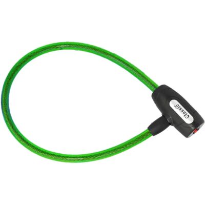 INF Câble antivol à clé en acier pour trottinettes et bicyclettes - boîtier ABS/PVC avec sécurité par clé Vert - Publicité INF Câble antivol à clé en acier pour trottinettes et bicyclettes - boîtier ABS/PVC avec sécurité par clé Vert - Publicité