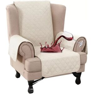 INF Housse Imperméable pour Fauteuil à Oreilles - Coussin de Protection Anti-Griffures pour Animaux Blanc - Publicité INF Housse Imperméable pour Fauteuil à Oreilles - Coussin de Protection Anti-Griffures pour Animaux Blanc - Publicité