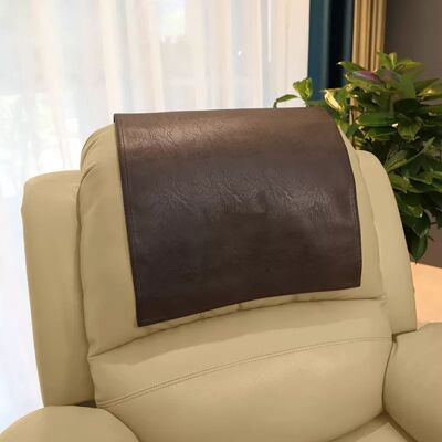 INF Couvre-cou/Protection pour fauteuil Marron - Publicité INF Couvre-cou/Protection pour fauteuil Marron - Publicité