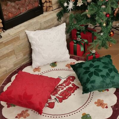 INF Housse de Coussin Noël 2025 - Décoration Festive pour Canapé Blanc - Publicité INF Housse de Coussin Noël 2025 - Décoration Festive pour Canapé Blanc - Publicité
