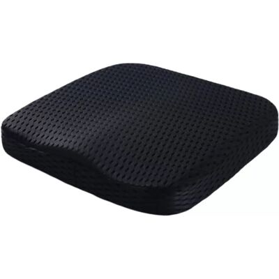 INF Coussin de siège 4D Mesh en mousse à mémoire - Coussin ergonomique rebond lent pour bureau et voiture, Noir, 40cm x 40cm x - Publicité INF Coussin de siège 4D Mesh en mousse à mémoire - Coussin ergonomique rebond lent pour bureau et voiture, Noir, 40cm x 40cm x - Publicité