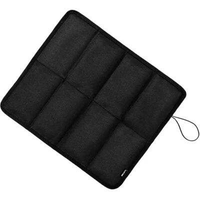 INF Coussin de siège pliable huit blocs - Imperméable et anti-humidité, 600D Oxford + coton perlé, portable et rangeable en Le noir - Publicité INF Coussin de siège pliable huit blocs - Imperméable et anti-humidité, 600D Oxford + coton perlé, portable et rangeable en Le noir - Publicité