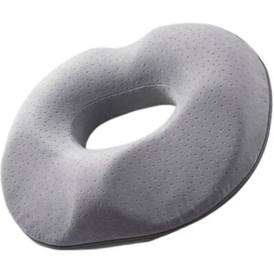 INF Coussin de siège de soulagement de la pression pour femmes – Mémoire de forme ergonomique 3D contourné Housse polyester Gris - Publicité INF Coussin de siège de soulagement de la pression pour femmes – Mémoire de forme ergonomique 3D contourné Housse polyester Gris - Publicité