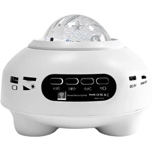 INF Lampe Projecteur d'Étoiles OVNI JTLC-07 Blanche - Rechargeable, Contrôlée par APP - Publicité INF Lampe Projecteur d'Étoiles OVNI JTLC-07 Blanche - Rechargeable, Contrôlée par APP - Publicité