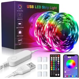 Ruban LED 7 couleurs INF - Contrôle par app - Noir - 4m - Publicité Ruban LED 7 couleurs INF - Contrôle par app - Noir - 4m - Publicité