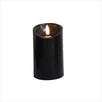 INF Bougie LED Sans Flamme Série Magic Black (7,5cm x 12,5cm) - Veilleuse Créative - Publicité INF Bougie LED Sans Flamme Série Magic Black (7,5cm x 12,5cm) - Veilleuse Créative - Publicité