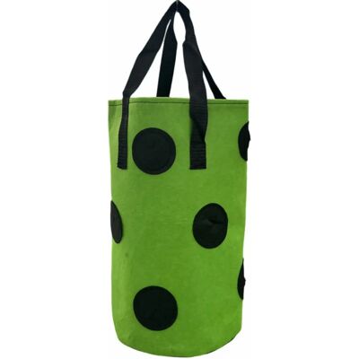 INF Sac suspendu pour fraisiers - Sac de culture vertical non tissé 13 trous avec drainage, Longueur 20cm x Largeur 35cm Vert - Publicité INF Sac suspendu pour fraisiers - Sac de culture vertical non tissé 13 trous avec drainage, Longueur 20cm x Largeur 35cm Vert - Publicité
