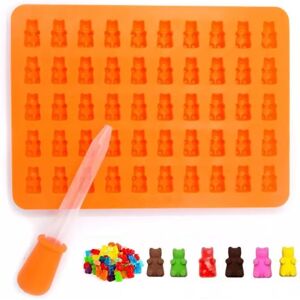 Moule à bonbons en silicone orange INF - Candy Mold - Publicité Moule à bonbons en silicone orange INF - Candy Mold - Publicité