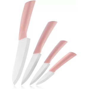 INF Couteau à fruits en céramique - Couteau de cuisine rose de 6 pouces avec étui M - Publicité INF Couteau à fruits en céramique - Couteau de cuisine rose de 6 pouces avec étui M - Publicité