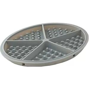 INF Moule à gaufres en silicone - Plaque de cuisson ronde grise pour gaufres DIY - Publicité INF Moule à gaufres en silicone - Plaque de cuisson ronde grise pour gaufres DIY - Publicité