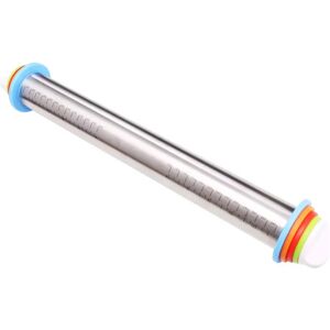 INF Rouleau à Pâtisserie Réglable en Acier Inoxydable - Parfait pour Pâte, Pâtisserie et Pizza - Publicité INF Rouleau à Pâtisserie Réglable en Acier Inoxydable - Parfait pour Pâte, Pâtisserie et Pizza - Publicité