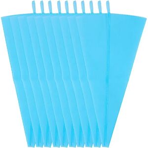 INF Lot de 10 poches à douille en silicone réutilisables et résistantes à la chaleur pour la pâtisserie 16 pouces - Publicité INF Lot de 10 poches à douille en silicone réutilisables et résistantes à la chaleur pour la pâtisserie 16 pouces - Publicité