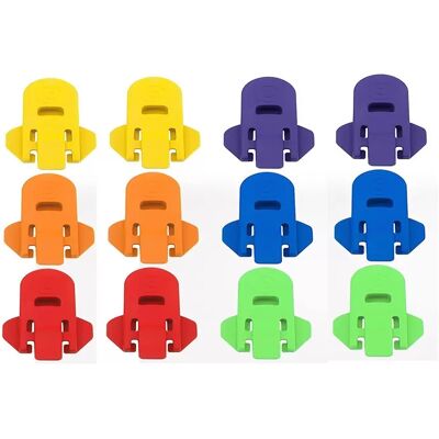 INF Ouvre-boîte Facile 12 Pièces - Couleurs Assorties, Protection Anti-Poussière et Ouverture Facile - Publicité INF Ouvre-boîte Facile 12 Pièces - Couleurs Assorties, Protection Anti-Poussière et Ouverture Facile - Publicité