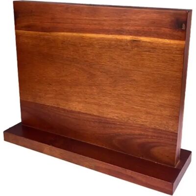INF Porte-couteaux magnétique en bois 30cm double-face – tient 8+ couteaux, panneau large pour couperet, supporte lames de 23cm - Publicité INF Porte-couteaux magnétique en bois 30cm double-face – tient 8+ couteaux, panneau large pour couperet, supporte lames de 23cm - Publicité