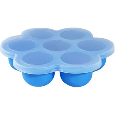 INF Moule à Pâtisserie en Silicone avec Couvercle - Idéal pour Aliments pour Bébés et Desserts L Bleu clair - Publicité INF Moule à Pâtisserie en Silicone avec Couvercle - Idéal pour Aliments pour Bébés et Desserts L Bleu clair - Publicité