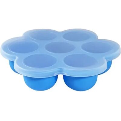 INF Moule à Pâtisserie en Silicone avec Couvercle - Idéal pour Aliments pour Bébés et Desserts S Bleu clair - Publicité INF Moule à Pâtisserie en Silicone avec Couvercle - Idéal pour Aliments pour Bébés et Desserts S Bleu clair - Publicité