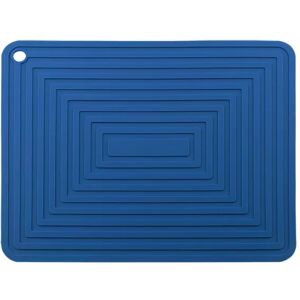 INF Lot de 2 grands dessous de plat carrés en silicone pour plats chauds - Publicité INF Lot de 2 grands dessous de plat carrés en silicone pour plats chauds - Publicité