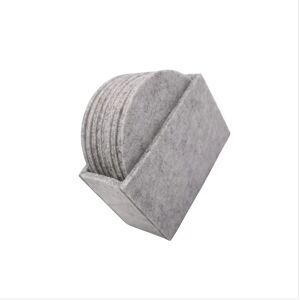 INF Ensemble de 8 sous-verres ronds en feutre anti-frottement - Protection élégante pour vos surfaces Gris clair - Publicité INF Ensemble de 8 sous-verres ronds en feutre anti-frottement - Protection élégante pour vos surfaces Gris clair - Publicité