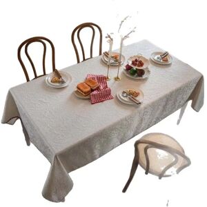 INF Nappe de table unie de luxe à la française - Élégance et protection pour votre table L - Publicité INF Nappe de table unie de luxe à la française - Élégance et protection pour votre table L - Publicité
