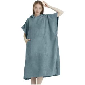 INF Peignoir Cape à Séchage Rapide en Microfibre 70x110cm - Doux, Léger & Absorbant Bleu - Publicité INF Peignoir Cape à Séchage Rapide en Microfibre 70x110cm - Doux, Léger & Absorbant Bleu - Publicité