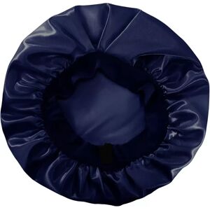 INF Bonnet de nuit ajustable effet soie – bonnet élastique confort pour protection des cheveux et chaleur Bleu marine - Publicité INF Bonnet de nuit ajustable effet soie – bonnet élastique confort pour protection des cheveux et chaleur Bleu marine - Publicité