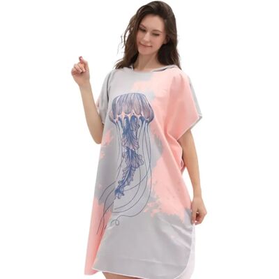 INF Poncho serviette adulte en microfibre à séchage rapide - Peignoir de change portable avec capuche, absorbant et léger - Publicité INF Poncho serviette adulte en microfibre à séchage rapide - Peignoir de change portable avec capuche, absorbant et léger - Publicité