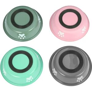 INF Pack de 4 gamelles antidérapantes pour chien en caoutchouc et acier inoxydable S - Publicité INF Pack de 4 gamelles antidérapantes pour chien en caoutchouc et acier inoxydable S - Publicité