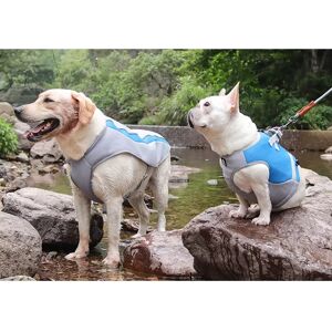 INF Gilet rafraîchissant pour chiens, manteau rafraîchissant en soie glacée respirante pour grands chiens L - Publicité INF Gilet rafraîchissant pour chiens, manteau rafraîchissant en soie glacée respirante pour grands chiens L - Publicité