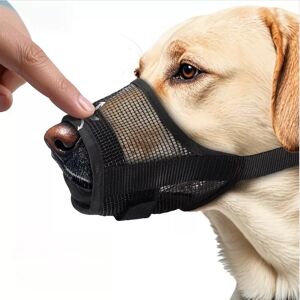 INF Petite muselière en maille plastique pour chien - Anti-morsure et mastication, masque respirant pour animaux - Publicité INF Petite muselière en maille plastique pour chien - Anti-morsure et mastication, masque respirant pour animaux - Publicité