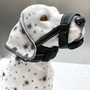 INF Muselière Noire Réglable pour Chien - Anti-morsure et Anti-aboiement L - Publicité INF Muselière Noire Réglable pour Chien - Anti-morsure et Anti-aboiement L - Publicité