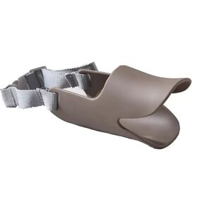 INF Muselière pour animal en silicone souple réglable - Bec de canard respirant anti-aboiement anti-morsure avec sangle nylon S café - Publicité INF Muselière pour animal en silicone souple réglable - Bec de canard respirant anti-aboiement anti-morsure avec sangle nylon S café - Publicité