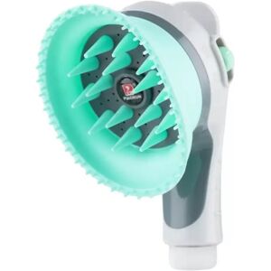INF Brosse de bain massage 2-en-1 pour animaux - Pulvérisateur de douche portable avec dents de massage en silicone, outil de Gris - Publicité INF Brosse de bain massage 2-en-1 pour animaux - Pulvérisateur de douche portable avec dents de massage en silicone, outil de Gris - Publicité